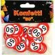 Konfeti okrogli fi 2,5 cm, znak 50, 14 g