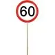 Prometni znak 60 na palici, fi 9,5 cm