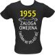 Majica ženska (telirana)-1955, zaloga omejena, takšnih ne delajo več XL-črna