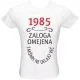 Majica ženska (telirana)-1985, zaloga omejena, takšnih ne delajo več L-bela