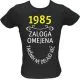 Majica ženska (telirana)-1985, zaloga omejena, takšnih ne delajo več S-črna
