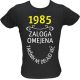 Majica ženska (telirana)-1985, zaloga omejena, takšnih ne delajo več M-črna