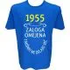 Majica-1955, zaloga omejena, takšnih ne delajo več XL-modra