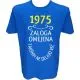 Majica-1975, zaloga omejena, takšnih ne delajo več M-modra