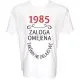 Majica-1985, zaloga omejena, takšnih ne delajo več XXL-bela