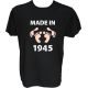 Majica-Made in 1945 noge XXL-črna