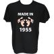 Majica-Made in 1955 noge XXL-črna