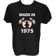 Majica-Made in 1975 noge XXL-črna
