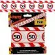 Trak iz pvc za označevanje - prometni znak 50, 15m
