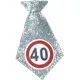Kravata črna za 40 let
