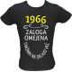 Majica ženska (telirana)-1966, zaloga omejena, takšnih ne delajo več XL-črna