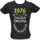 Majica ženska (telirana)-1976, zaloga omejena, takšnih ne delajo več L-črna