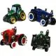 Mini traktor iz polymase, 5,5x3cm, sort.