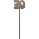 Lesena številka 70, na palčki, 29cm