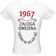 Majica ženska (telirana)-1967, zaloga omejena, takšnih ne delajo več M-bela