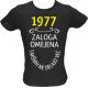 Majica ženska (telirana)-1977, zaloga omejena, takšnih ne delajo več M-črna