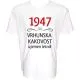 Majica-1947, vrhunska kakovost, izjemen letnik XL-bela