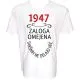 Majica-1947, zaloga omejena, takšnih ne delajo več L-bela