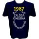 Majica-1987, zaloga omejena, takšnih ne delajo več L-temno modra