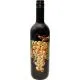 Vino Merlot, 0.75L, poslikana steklenica - grozd - bel