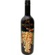Vino Merlot, 0.75L, poslikana steklenica - grozd - bel, Vse najboljše