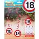Spirala iz papirja - prometni znak 18, 3kom. 17.5cm