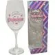 Kozarec za vino, Glitter party, Princesa, 6OOml