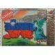 Slovenija, Magnet znamka velika, zastava, 7.5x5cm