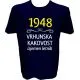 Majica-1948, vrhunska kakovost, izjemen letnik M-temno modra