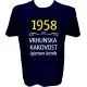 Majica-1958, vrhunska kakovost, izjemen letnik M-temno modra