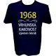 Majica-1968, vrhunska kakovost, izjemen letnik XXL-temno modra
