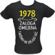 Majica ženska (telirana)-1978, zaloga omejena, takšnih ne delajo več XL-črna