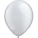 Baloni barvni, 10kom, srebrni, iz lateksa, 30cm