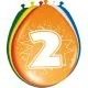 Baloni barvni, 8kom, 2, iz lateksa, 30cm