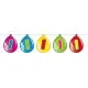 Girlanda z baloni  s številko 1, 10m, 15 balonov