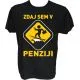 Majica-Zdaj sem v penziji SLIKA M-črna