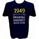 Majica-1949, vrhunska kakovost, izjemen letnik XL-temno modra