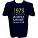 Majica-1979, vrhunska kakovost, izjemen letnik XL-temno modra