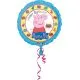 Balon napihljiv, za helij, otroški, Pujsa Pepa, Happy Birthday, 43cm
