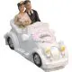 Mladoporočenca v avtu "Just Married" 10x4,5x6,5cm