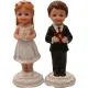 Figura zakrament fantek/punčka s svetim pismom 2x2x4,5cm sort
