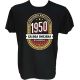 Majica-Vrhunska kakovost zaloga omejena klasika 1950 L-črna