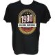 Majica-Vrhunska kakovost zaloga omejena klasika 1980 XL-črna
