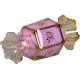 Bonbon iz brisače dim. 20x20cm, pink, vijolična, rdeča, riževo bela, temno rdeča, 5x9x5cm, 100% bombaž, sort.