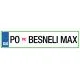 Registrska tablica - Pobesneli max, 47x11cm