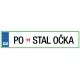Registrska tablica - Postal očka, 47x11cm
