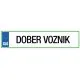 Registrska tablica - Dober voznik, 47x11cm