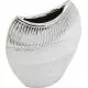 Vaza dekorativna srebrna 16x6,5x19,5cm