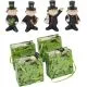 Figura dimnikarček v darilni vrečki, 4cm, polimasa