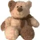 Medved sedeč s karirasto pentljo, 22cm
